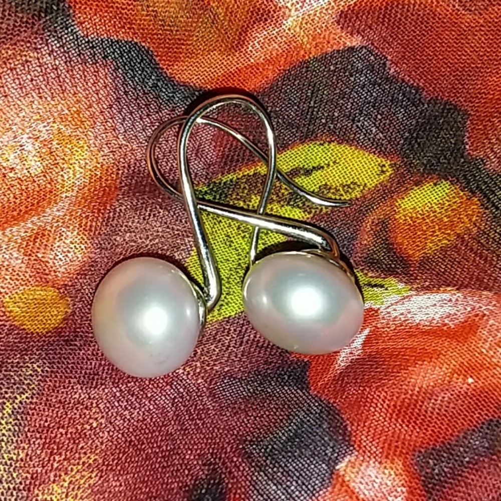 Sterling Honora Pearl Earrings